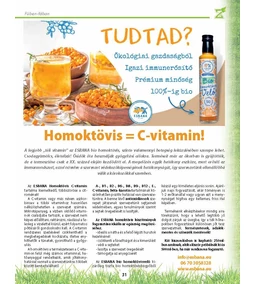 Homoktövis = C-vitamin