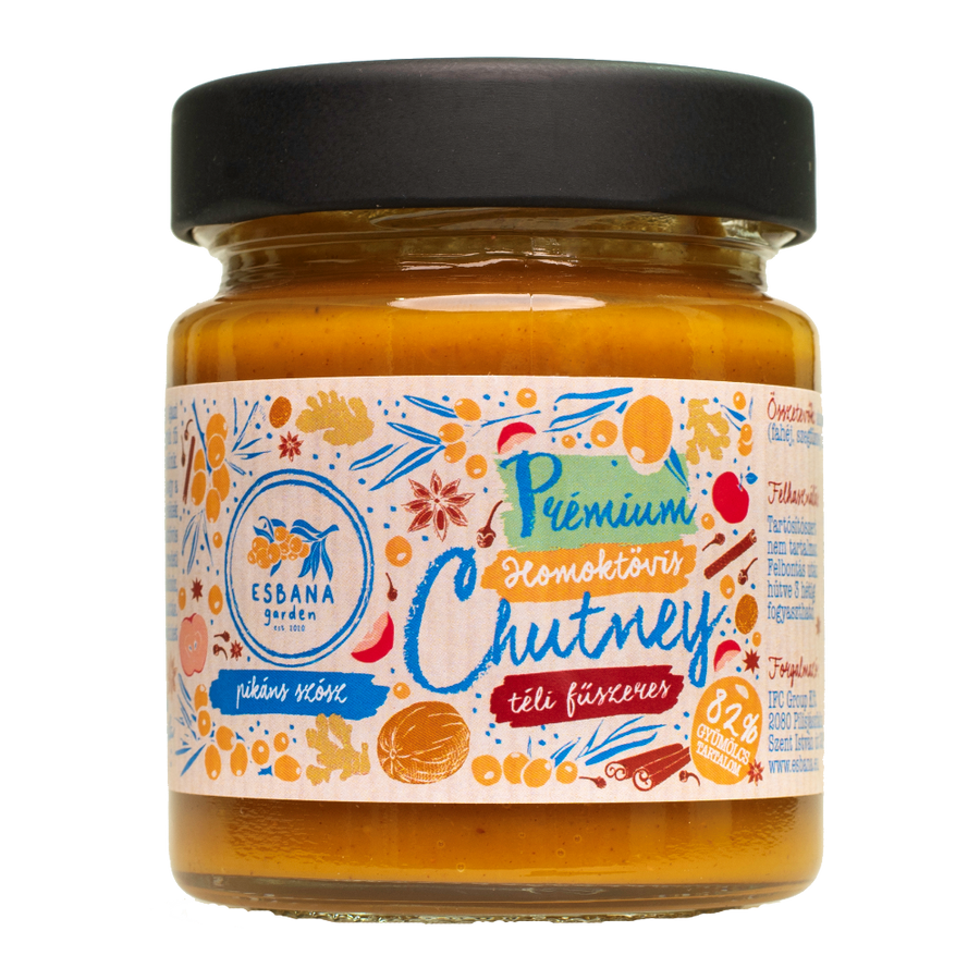 Prémium homoktövis chutney téli fűszeres 190g