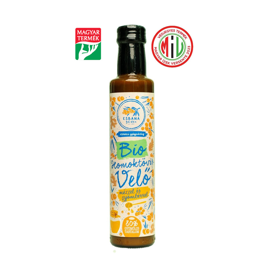 Bio homoktövis velő mézzel és gyömbérrel 250ml